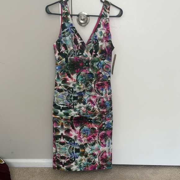 Artelier Nicolle miller Elegant Multicolor Midi Dress - Picture 2 of 7